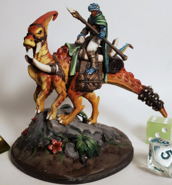 Lizards Riding Dinosaurs