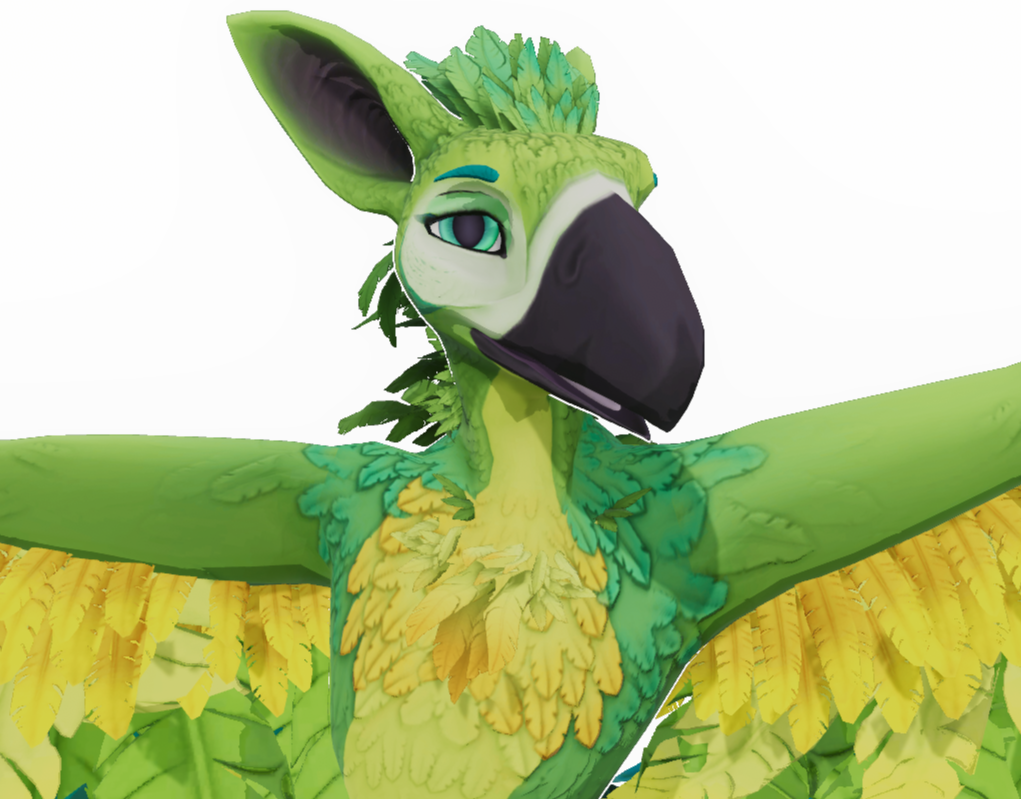 Fully custom avatar created to wear to Furality Sylva 2023